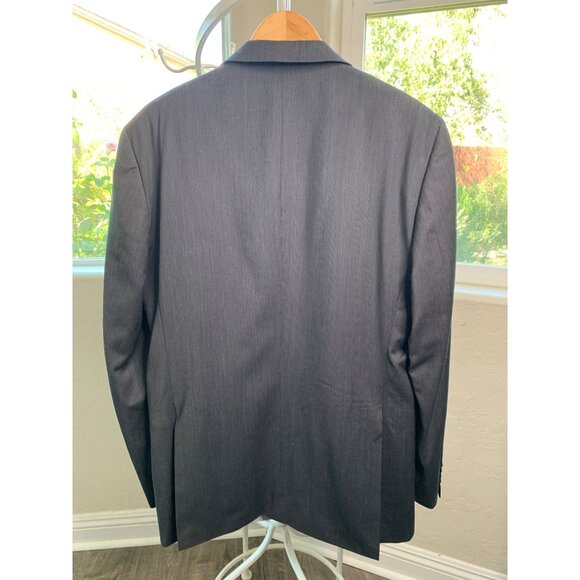 Joe Joseph Abboud Charcoal Wool Blend Mens Suit Seperate Jacket 42R 8904 EUC - Picture 9 of 9